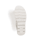 Mintgrüne vegane Rieker Damen Slipper 44000-52 mit einer Gummischnürung. Schuh Laufsohle.