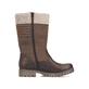 Braune Rieker Damen Kurzstiefel 78585-25 mit wasserabweisender RiekerTEX-Membran. Schuh Innenseite.