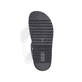 Schwarze Rieker Damen Riemchensandalen V5663-00 mit trendiger Schnalle. Schuh Laufsohle.
