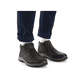 Braune Rieker Herren Kurzstiefel 03660-25 mit wasserabweisender TEX-Membran. Schuh am Fuß.