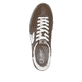 Braune Rieker Sport Herren Sneaker Low U2200-24. Schuh von oben.