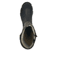 Asphaltschwarze Rieker Damen Hochschaftstiefel Y4760-00 mit einer leichten Sohle. Schuh Innenseite