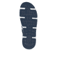 Blaue Rieker Damen Slipper 42450-14 mit einem Gummizug sowie der Extraweite H. Schuh Laufsohle.