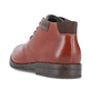 
Fuchsbraune Rieker Herren Schnürschuhe 10301-24 mit Schnürung sowie einer Profilsohle. Schuh von hinten