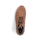 Braune Rieker Herren Schnürstiefel 11030-25 mit wasserabweisender TEX-Membran. Schuh von oben.