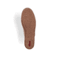 Beige Rieker Ballerinas 47675-60 mit modernen Ziernähten sowie Klettverschluss. Schuh Laufsohle.