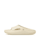 Beige Rieker Damen Pantoletten W3450-62 mit flexibler und ultraleichter Sohle. Schuh Außenseite.