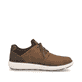 Nougatbraune Rieker Herren Slipper B3355-24 mit Elastikeinsatz sowie einer Profilsohle. Schuh Innenseite