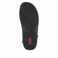 Mules Rieker marron homme 25559-25 en cuir velours avec fermeture velcro. Semelle extérieure de la chaussure.