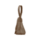 Rieker Handtasche H1654-60 in Beige mit Lamellen-Optik, Reißverschluss und Handyfach. Rechtsseitig.