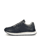 Blaue Rieker Damen Sneaker Low 42500-14 mit flexibler und super leichter Sohle. Schuh Außenseite.