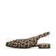 Escarpins Rieker beiges pour femme 43161-90 avec imprimé animal à la mode. Côté extérieur de la chaussure.