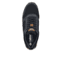 Blaue Rieker Herren Sneaker Low B0700-14 mit Schnürung sowie der Komfortweite G. Schuh von oben.