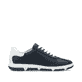 Blaue Rieker Damen Schnürschuhe 42408-14 mit der Extraweite H. Schuh Innenseite.