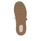 Beige Rieker Herren Slipper B0752-64 mit einem Gummizug sowie der Komfortweite G. Schuh Laufsohle.