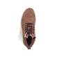 
Kaffeebraune Rieker Herren Schnürstiefel B3342-24 mit Schnürung und Reißverschluss. Schuh von oben