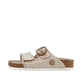 Schwarze Rieker Keilsandaletten 69289-00 mit Elastikeinsatz sowie Extraweite H. Schuh Außenseite gespiegelt.