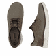 Beige Rieker Herren Slipper B6658-64 mit Ready2GO easy in Feature sowie Gummizug. Schuh von oben, liegend.