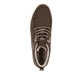 Braune Rieker Herren Schnürschuhe U0770-25 mit TR-Sohle mit leichtem EVA-Inlet. Schuh von oben.