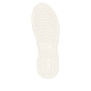 Silberne Rieker Damen Sneaker Low N6402-40 mit Rieker Air Sohlenfenster. Schuh Laufsohle.