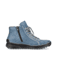 Blaugraue Rieker Damen Schnürstiefel 71510-14 mit einer schockabsorbierenden Sohle. Schuh Innenseite