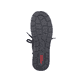 
Tiefschwarze Rieker Damen Schnürschuhe L7701-00 mit Schnürung und Reißverschluss. Schuh Laufsohle