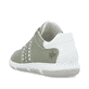 Grüne Rieker Damen Schnürschuhe 42408-52 mit der Extraweite H. Schuh von hinten.