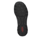 
Azurblaue Rieker Damen Slipper N3271-35 mit Gummizug sowie einer leichten Sohle. Schuh Laufsohle