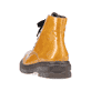 Himmelblaue Rieker Damen Schnürstiefel 78240-14 mit einer robusten Profilsohle. Schuh Innenseite
