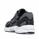 Graue Rieker Herren Sneaker Low U4200-45 mit Schnürung sowie flexibler Sohle. Schuh von hinten.