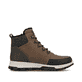 Karamellbraune Rieker Herren Schnürstiefel 35540-24 mit einer leichten Profilsohle. Schuh Innenseite