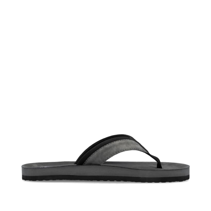 Graue Rieker Herren Zehentrenner 20151-45 mit der Komfortweite G. Schuh Innenseite.