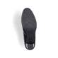 Glanzschwarze Rieker Damen Pumps 49260-04 mit einer Profilsohle mit Blockabsatz. Schuh Innenseite
