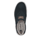 Blaue Rieker Herren Slipper 17368-14 mit einem Gummizug sowie der Extraweite H. Schuh von oben.