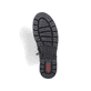 Schwarze Rieker Damen Schnürstiefel Y8130-00 mit wasserabweisender TEX-Membran. Schuh Laufsohle.