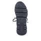 Schwarze Rieker Damen Sneaker Low 48022-00 mit flexibler Sohle sowie Schnürung. Schuh Laufsohle.