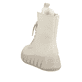 Braunbeige Rieker Damen Stiefeletten Y2594-20 mit Reißverschluss sowie Blockabsatz. Schuh Innenseite