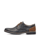 Blaue Rieker Herren Schnürschuhe 10308-14 mit der Komfortweite G 1/2. Schuh Außenseite.