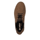 Braune Rieker Herren Slipper B3357-24 mit easy Hineinschlüpf-Möglichkeit. Schuh von oben.