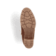 Graugrüne Rieker Damen Schnürstiefel 77431-54 mit Schnürung und Reißverschluss. Schuh Innenseite