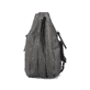 Sac à main Rieker H1340-42 en gris avec sangle décorative tressée, fermeture éclair et poche pour téléphone portable. Côté droit.