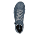 
Azurblaue Rieker Damen Schnürschuhe Z1221-14 mit Schnürung und Reißverschluss. Schuh von oben