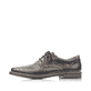 Schwarze Rieker Herren Schnürschuhe 13500-00 mit modernen Ziernähten. Schuh Außenseite.