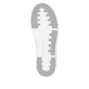 Weiße Rieker Damen Sneaker Low 41910-81 mit Schnürung sowie super leichter Sohle. Schuh Laufsohle.