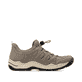 Mocassins Rieker beiges pour femme L0551-64 en optique à trous. Côté intérieur de la chaussure.