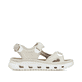 Beige Rieker Damen Trekkingsandalen 64074-60 mit einem Klettverschluss. Schuh Innenseite.