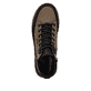 Braune Rieker Herren Schnürstiefel U1571-20 mit wasserabweisender TEX-Membran. Schuh von oben.