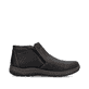 Schwarze Rieker Herren Slipper 03673-00 mit wasserabweisender RiekerTEX-Membran. Schuh Innenseite.