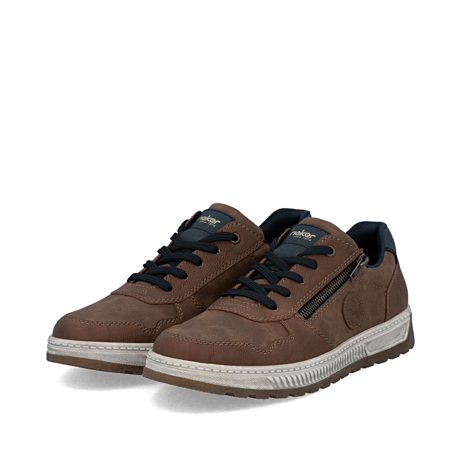 Rieker Heren Sneakers 11903, grootte:45, kleur:Blauw