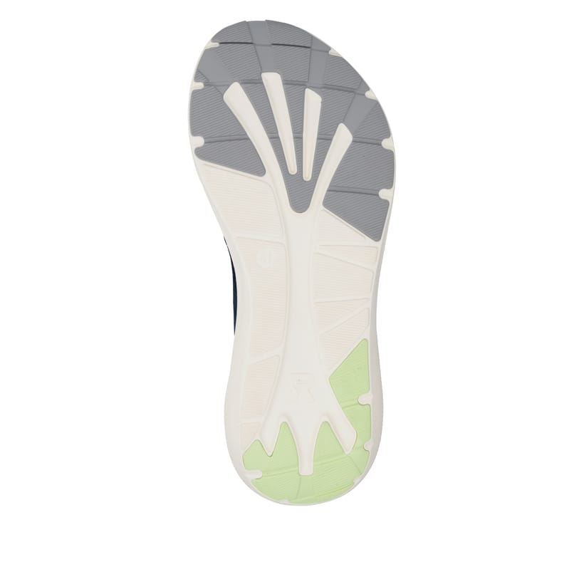Blaue Rieker Sport Herren Sneaker Low U4300-14. Schuh Laufsohle.